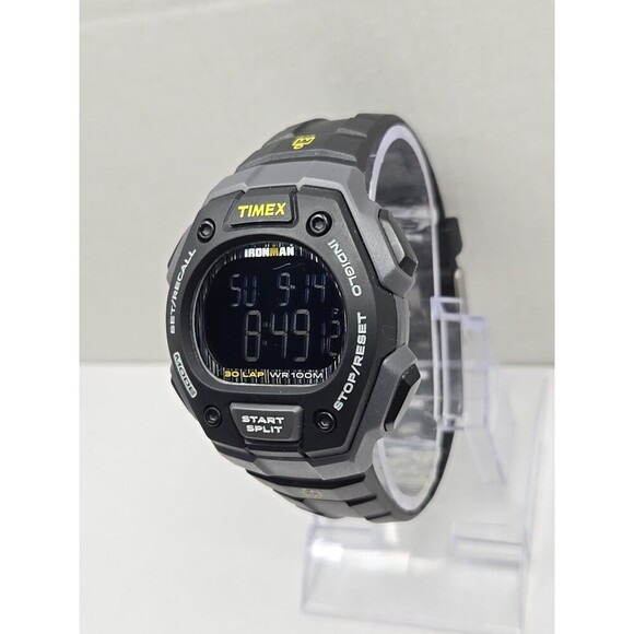 Timex Ironman Classic 30 Lap Watch 44mm Indiglo WR100M New Battery Quartz Mens - Picture 2 of 11